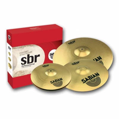 Sabian SBR Performance 3pc 14/16/20" Cymbal Pack