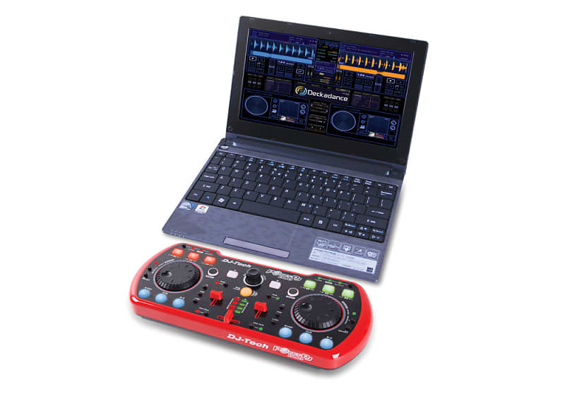 DJ Tech - PocketDJDuo - USB DJ MIDI Controller with Integrated Soundcard image 1