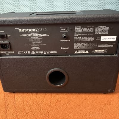 Fender Mustang GT 40 40-Watt 2x6.5" Modeling Guitar Combo 2017 - 2018 - Black image 4