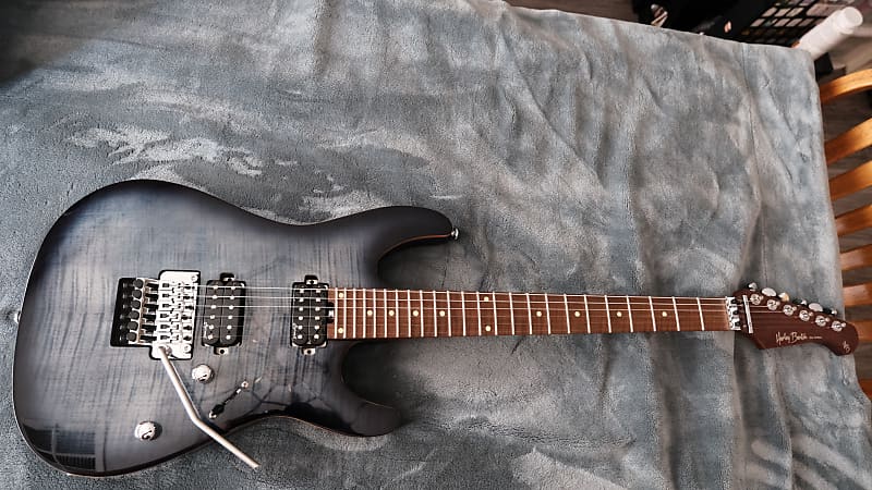 Harley Benton Fusion-III HH FR Roasted FBLB 2022 | Reverb