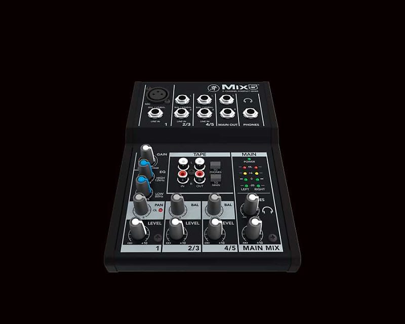 Mackie MIX5 5-Channel Compact Mixer image 1