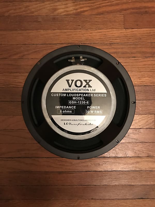 Vox GSH-1230-8 Custom Loudspeaker Series 12” 8 ohm 30 watt Guitar Amp  Speaker by Wharfedale