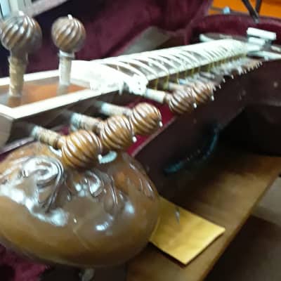 P. & Brothers double Gourd Sitar w/case image 2