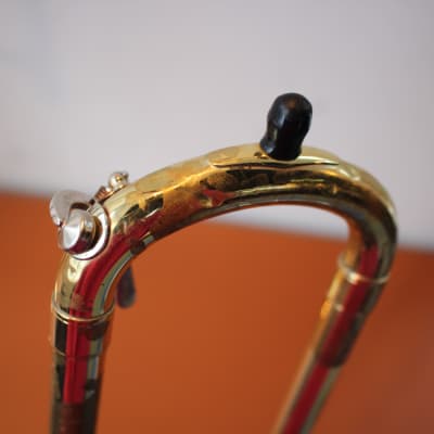 Bach TB301 Student Model Tenor Trombone 2010s - Clear-Lacquered Brass image 7