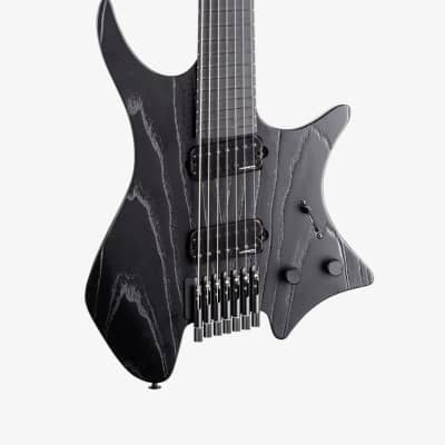 Skervesen Nebelung 7: Quilted Maple (Deep Blue)/Swamp Ash, Pau