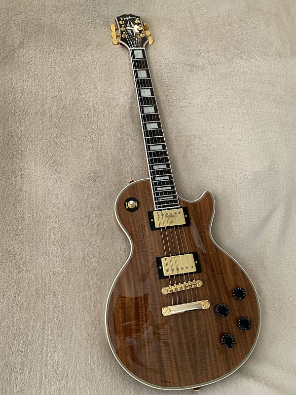 Epiphone Limited Edition Les Paul Custom PRO Koa | Reverb