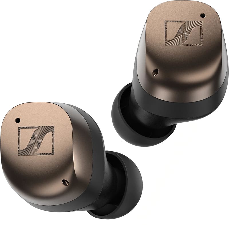 sennheiser momentum true wireless 4 earbuds black copper