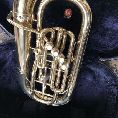 Conn  Constellation Four Valve Baritone (euphonium) with Case and Mouthpiece - plays excellently image 1