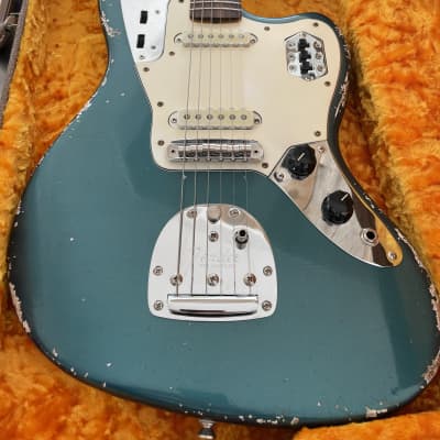 Fender Japan Jaguarレフティネック+MJTジャガーボディ MJT Jaguar 2020 - Ocean Turquoise 60's Clone - John
