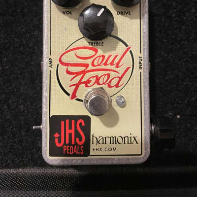 JHS Electro-Harmonix Soul Food with "Meat & 3" Mod 2014 - 2017 - Cream / Graphic image 1