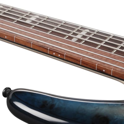 Ibanez SRAS7-CBS Ashula Bass Workshop SR Electric Bass 7-String - Cosmic Blue Sunburst + Case image 3