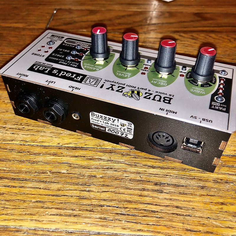 Fred's Lab Buzzzy! 2019 digital polysynth (16 voice, 4 part Fred's Lab Buzzzy! 2019 digital polysynth (16 voice, 4 part