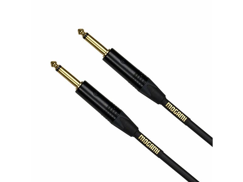 Mogami Gold 10' Instrument Cable Black image 1