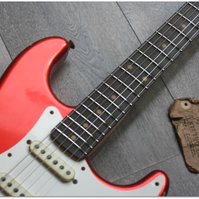 FENDER "Custom Shop Limited Edition '59 Strat, Relic, Faded Aged Candy Apple Red" 3. 73 kilograms image 3