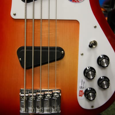 Rickenbacker 4003S 5 string bass guitar in Fireglo finish - Made in USA image 11