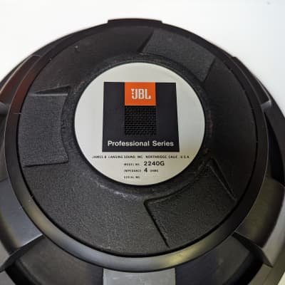 Matched Pair! JBL 2240G High Efficiency 400 Watt 4 Ohm 18