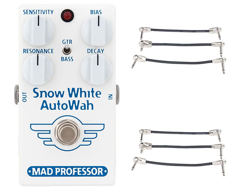 Mad Professor Snow White Autowah + 2x Gator Patch Cable 3 Pack image 1