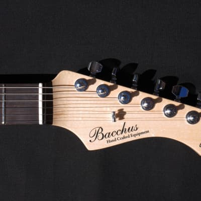 Bacchus G Studio Burnt Ash Black Hand Made Japan Craft Series Stratocaster Strat Type Bild 6
