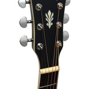 Ibanez AEG10LII Left-Handed Acoustic-Electric Guitar - Black image 8