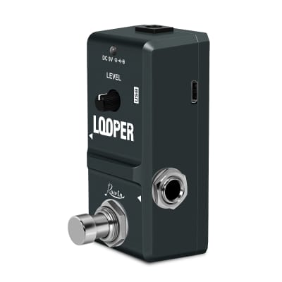 Rowin Looper Nano Electric Guitar Effect Pedal 10 Minutes of Looping Unlimited Overdubs + USB Cable image 5