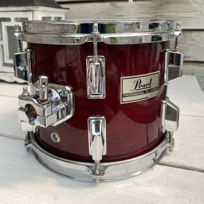 Pearl Professional DLX tom 10x8” 1983 - Wine red image 5