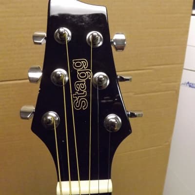 Stagg Handmade Acoustic Guitar SW201 BK05 image 5