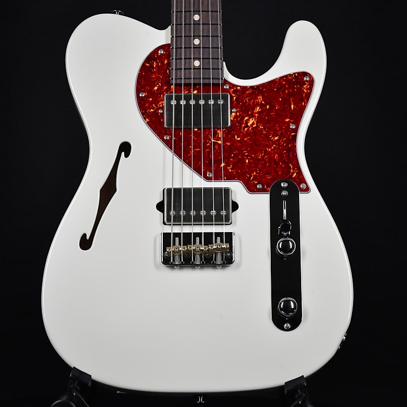 Suhr Alt T Semi Hollow Guitar Rosewood Olympic White 2023 (74396) image 1