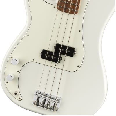 Fender Player Precision Left-Handed Bass Pau Ferro FB, Polar White image 11