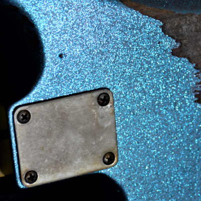 Fender Stratocaster Custom Blue  Sparkle Custom Nitro Relic image 3
