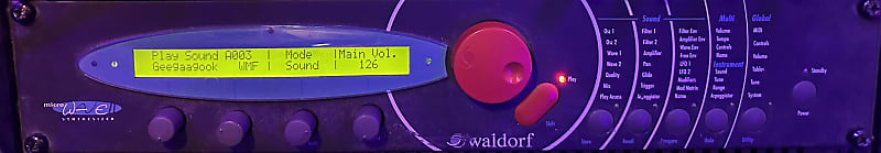 Waldorf Microwave II Rackmount Wavetable Synthesizer - RARE image 1